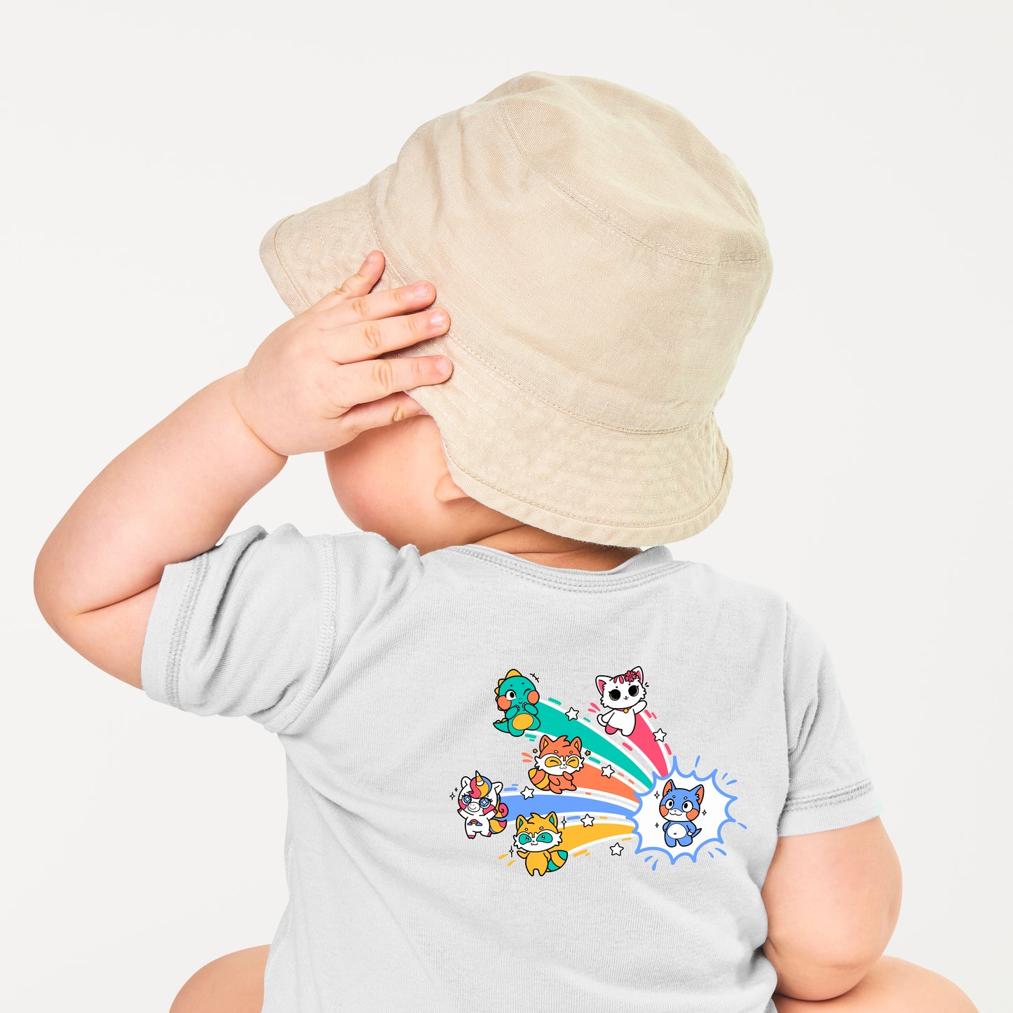 CAMISETA BEBE RAYO VOHKO BLANCO