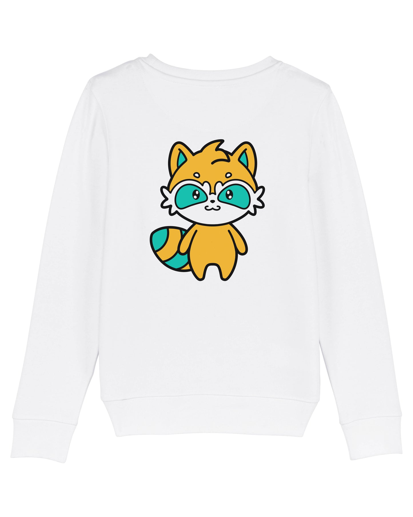 SUDADERA CUELLO REDONDO MAPACHE AMARILLO RAKUNBERI