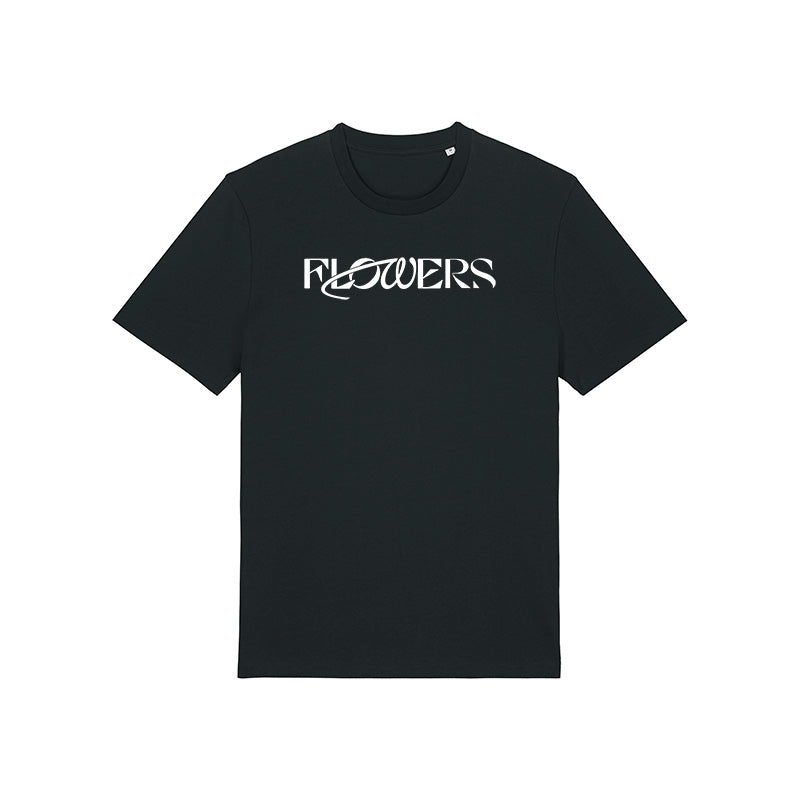 CAMISETA DOPE VOHKO MANGA CORTA FLOWERS NEGRA