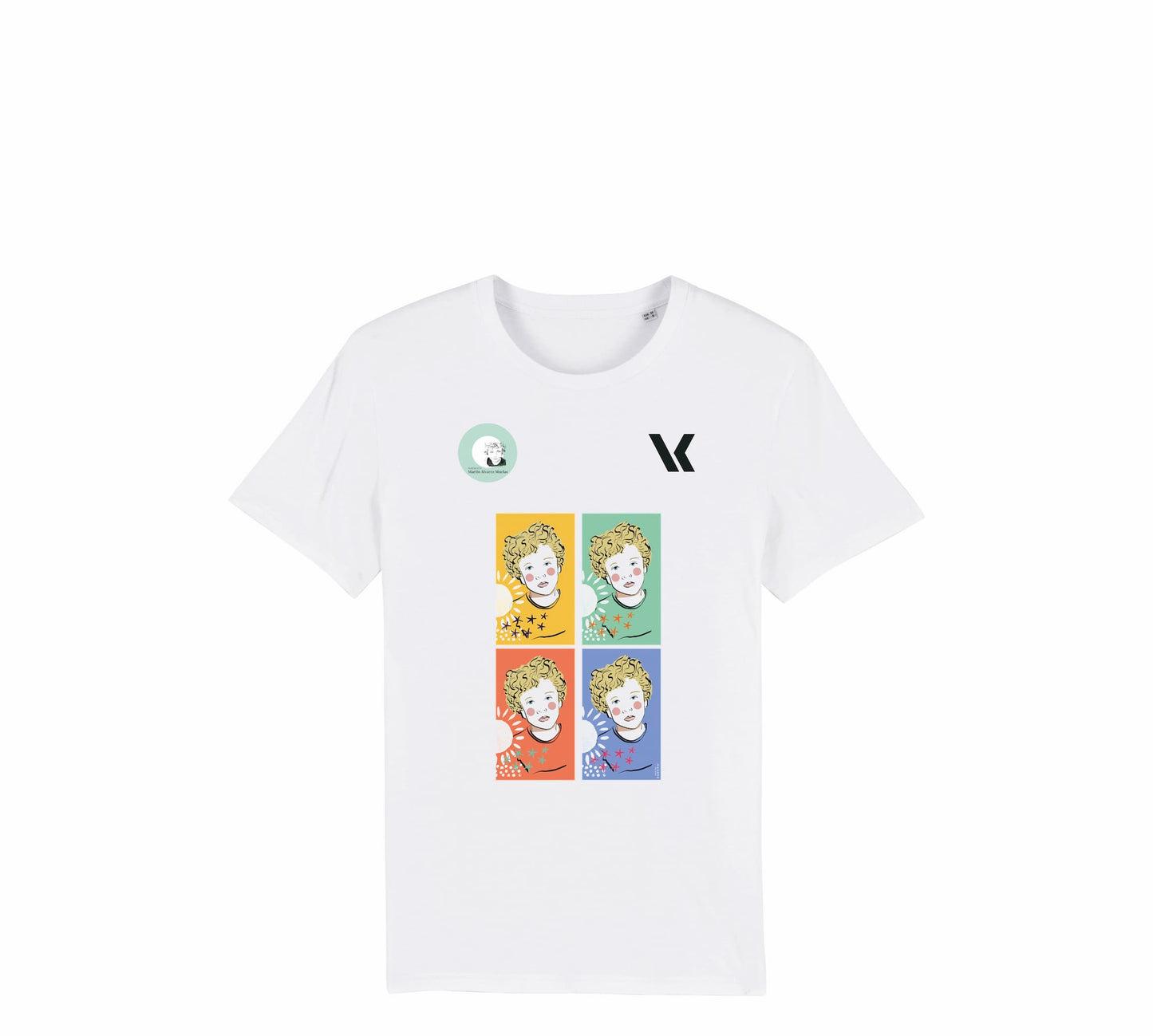 Camiseta Manga Corta Pop Art