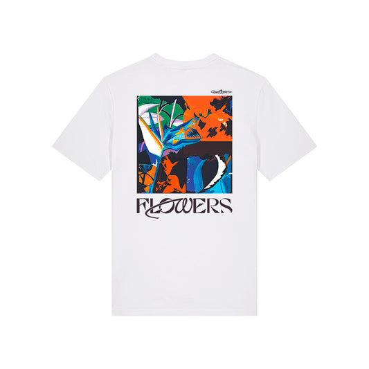 CAMISETA DOPE VOHKO MANGA CORTA FLOWERS BLANCA