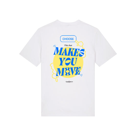 CAMISETA DOPE VOHKO MANGA CORTA MAKES YOUR MOVE BLANCA